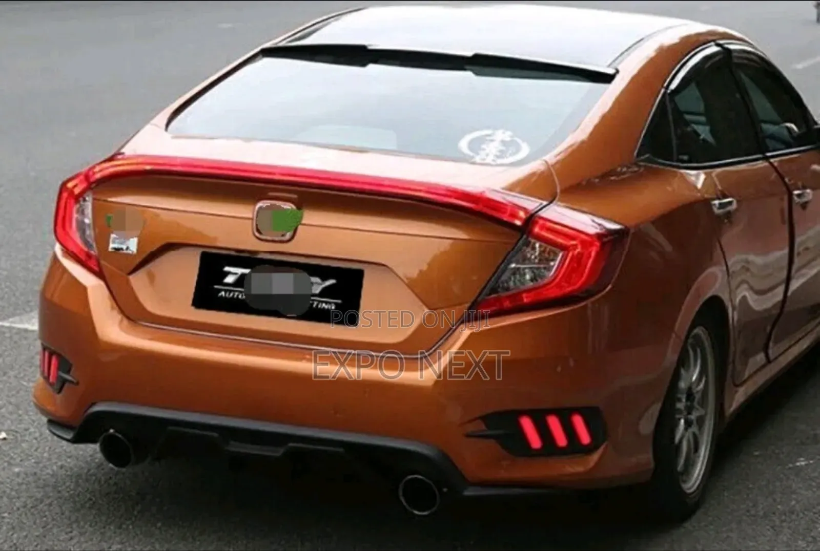 Civic Spoiler(Light Guide/Glossy Black) 2016-2021