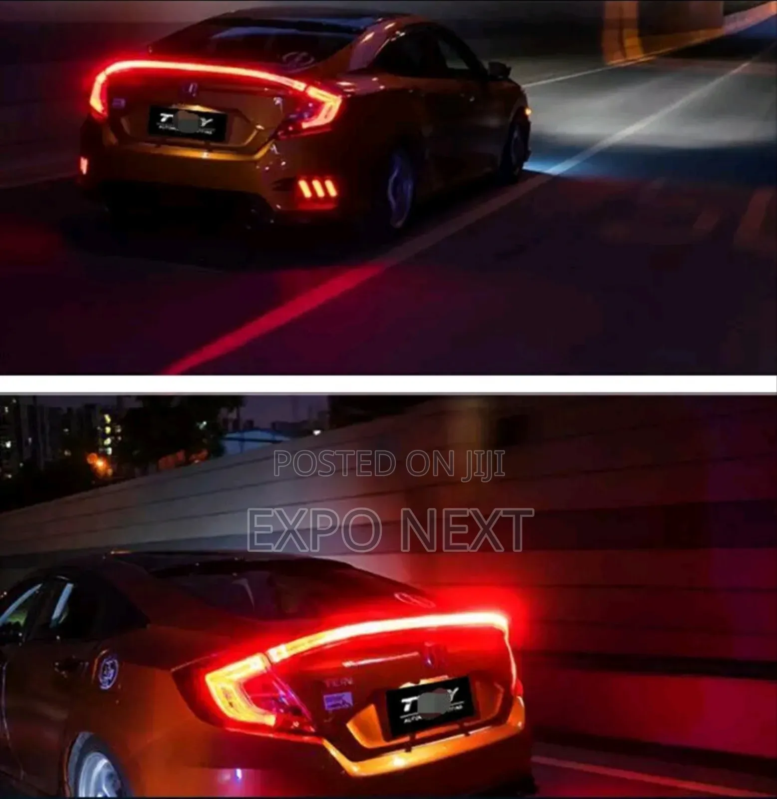 Civic Spoiler(Light Guide/Glossy Black) 2016-2021
