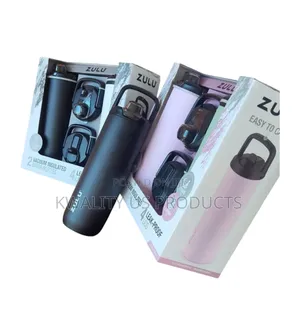 Zulu Vacuum Insulated Water Bottle With 2 Lids