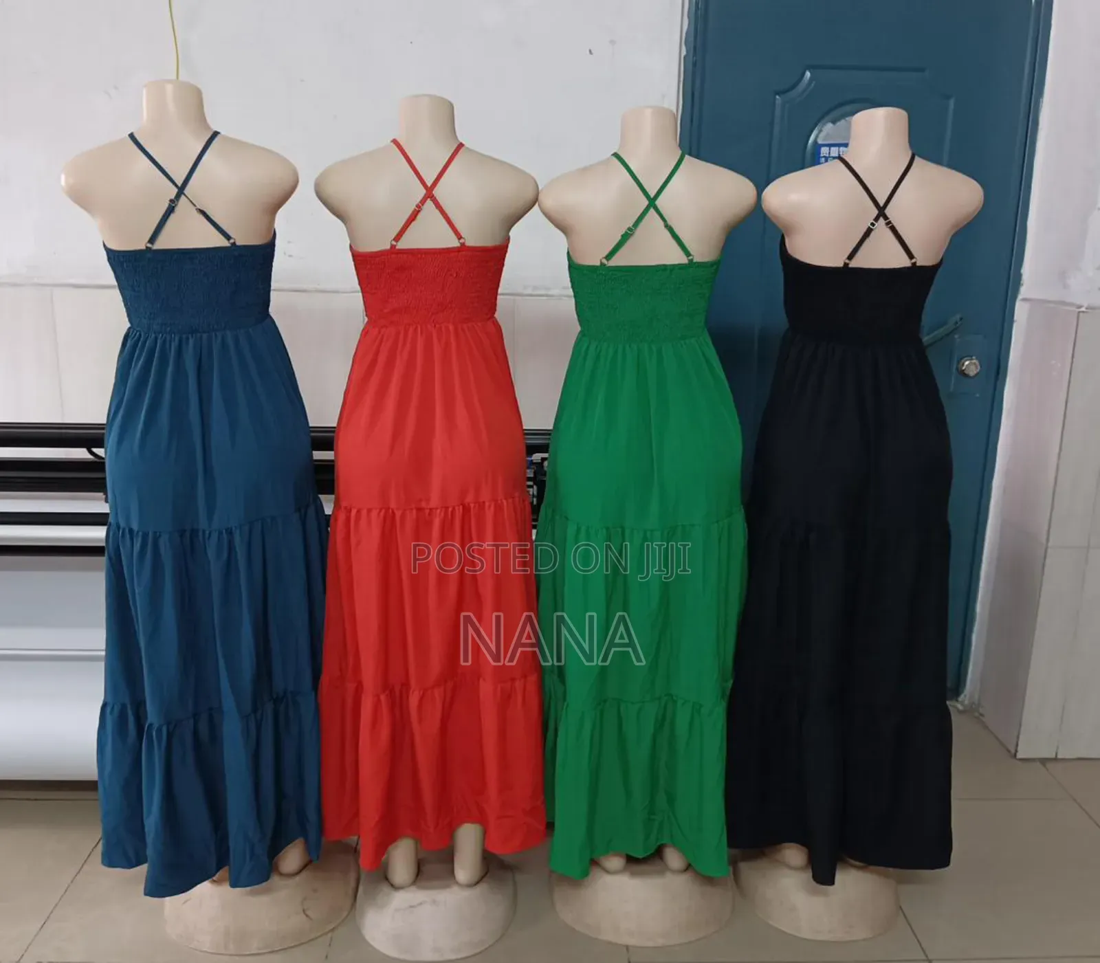 Beautiful Strappy Sleeve Long Dress