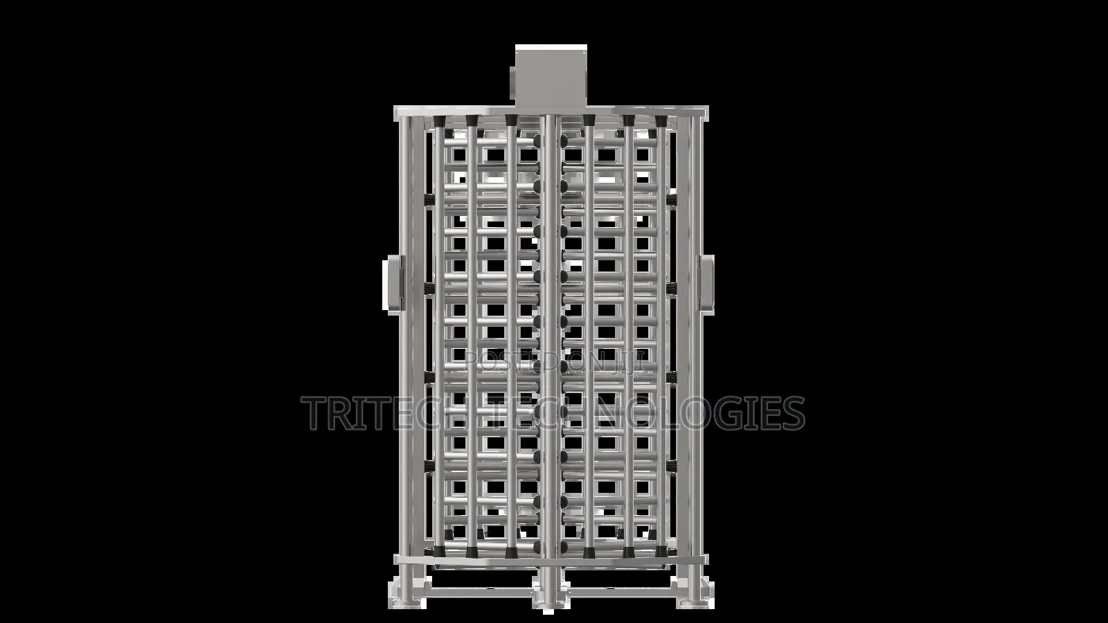 Westa Single Full Height Turnstile High Security Gate Access Control
