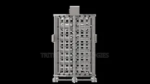 Westa Single Full Height Turnstile High Security Gate Access Control