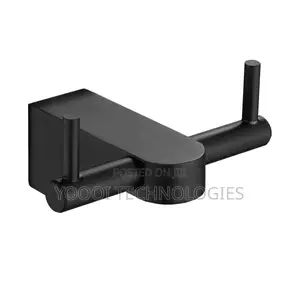 7pcs Rust Free Matte Black Bathroom Accessories Set
