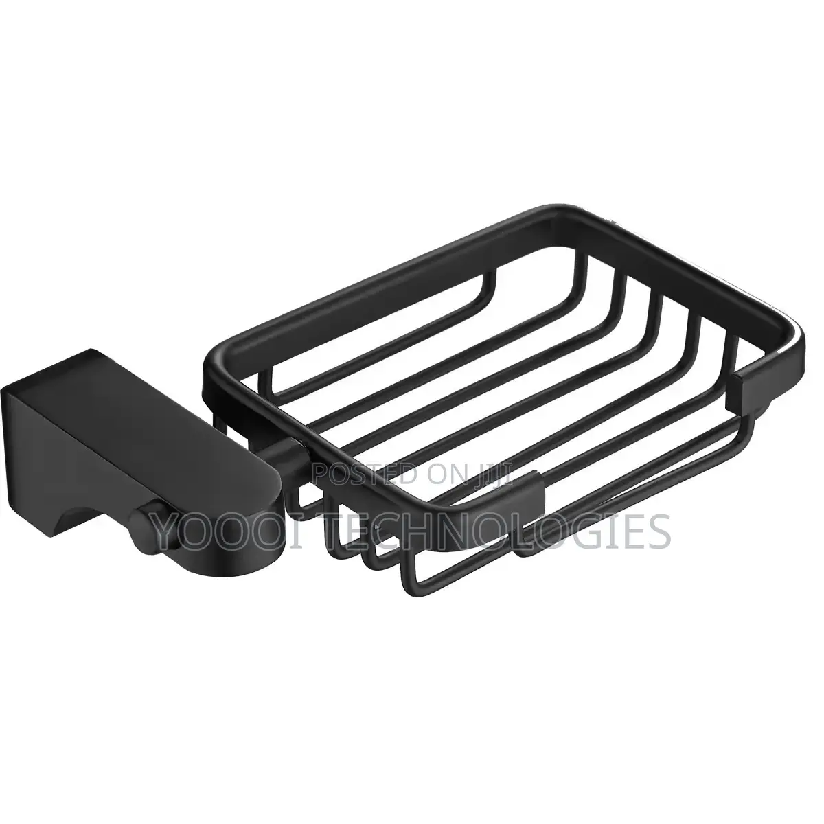 7pcs Rust Free Matte Black Bathroom Accessories Set