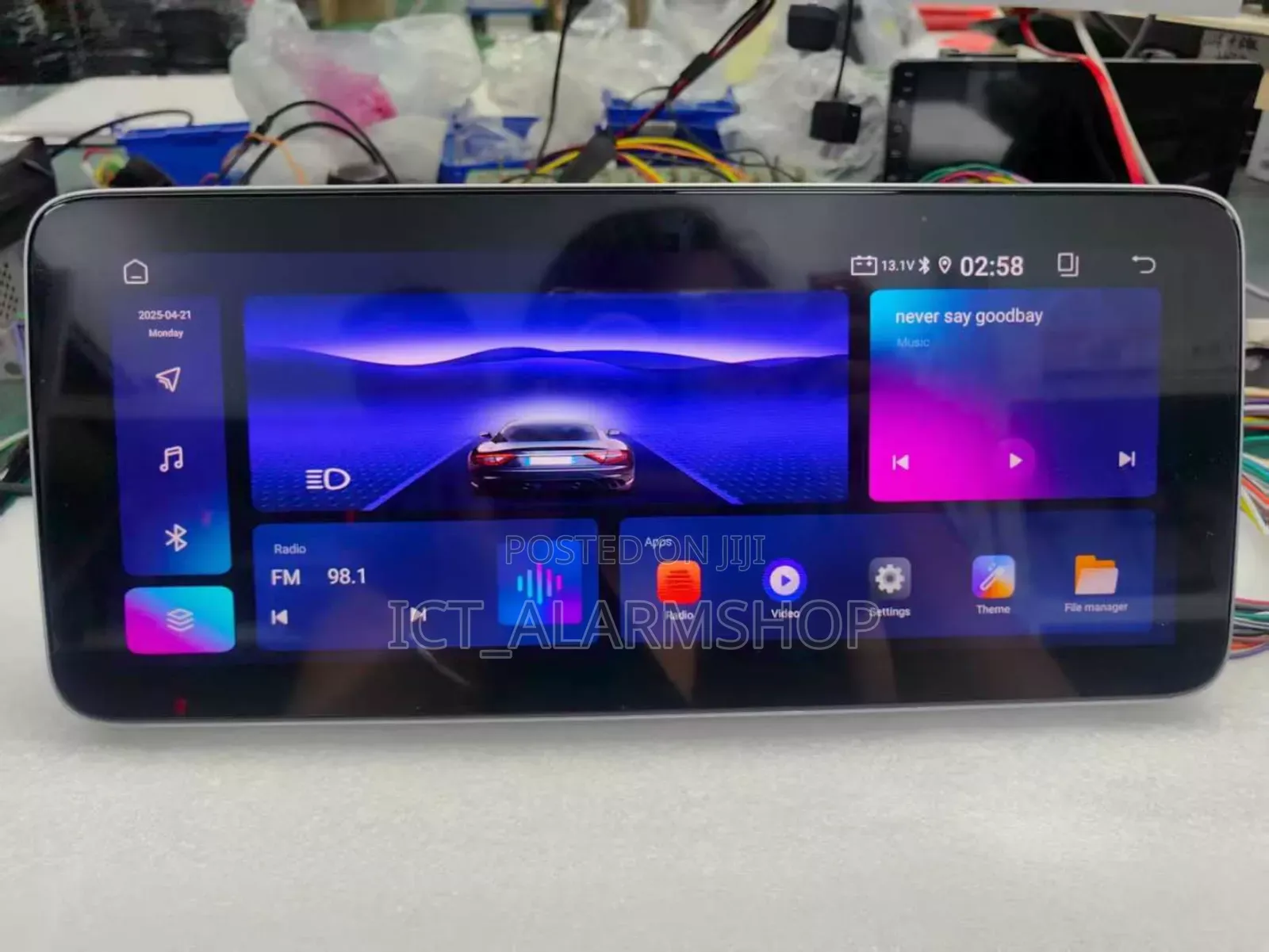 Toyota Land Cruiser 2016 12.3inch Car Multimedia Player With Ac Vent