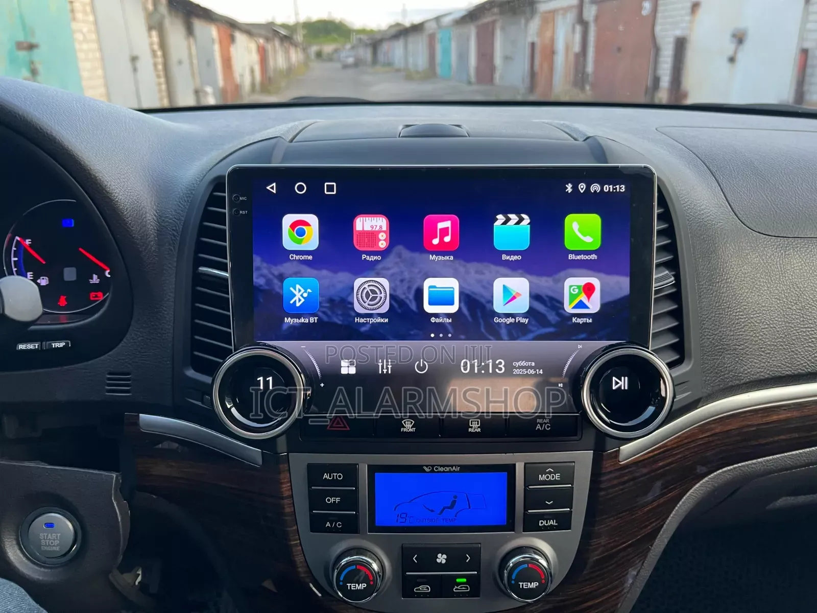 Dual Knop Car Android Radio Multimedia Player With iPhone Carplay