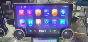 Dual Knop Car Android Radio Multimedia Player With iPhone Carplay