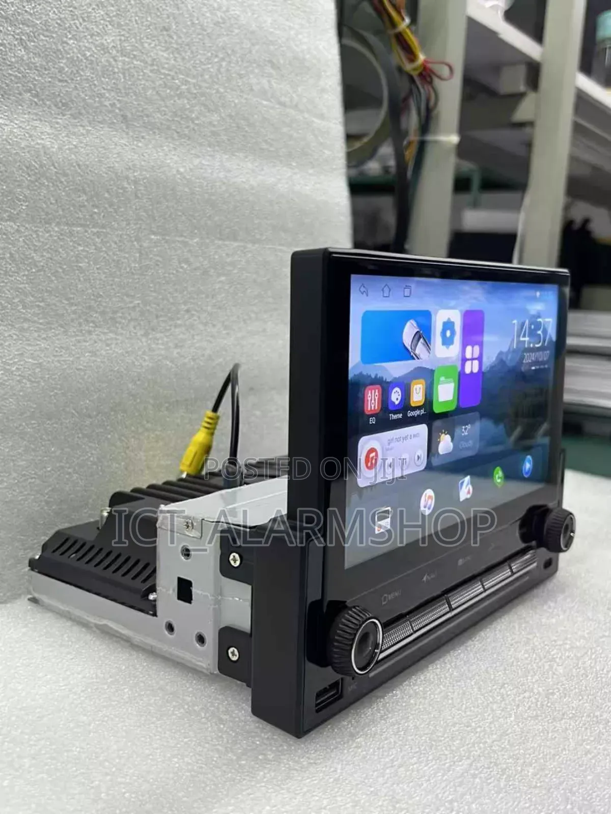 Car Android Radio 4gbram and 64gbrom Universal Single Din
