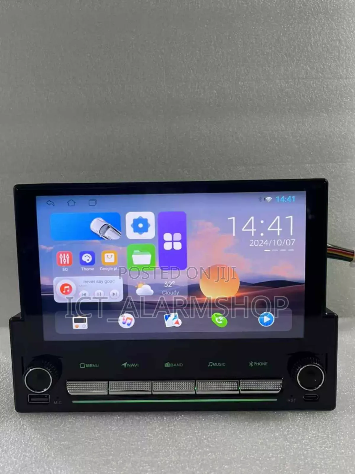 Car Android Radio 4gbram and 64gbrom Universal Single Din