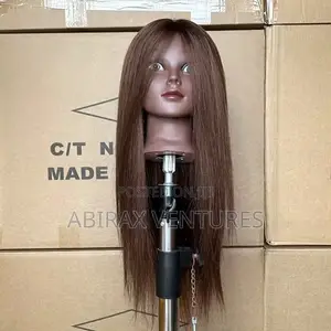 Mannequin Training Head With Blend Hair