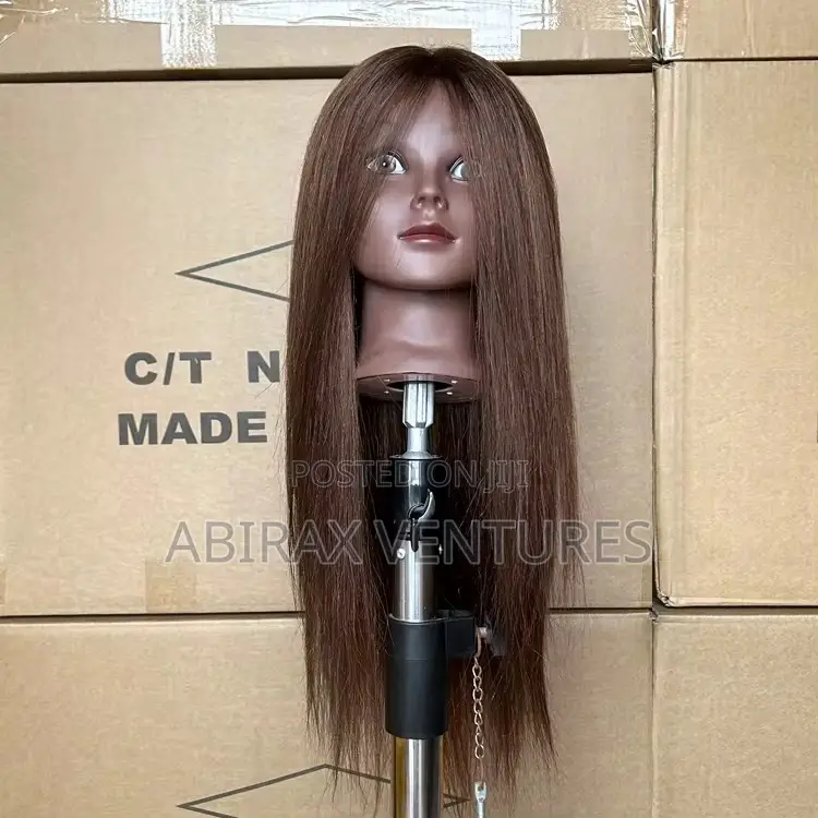 Mannequin Training Head With Blend Hair