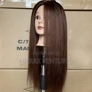 Mannequin Training Head With Blend Hair