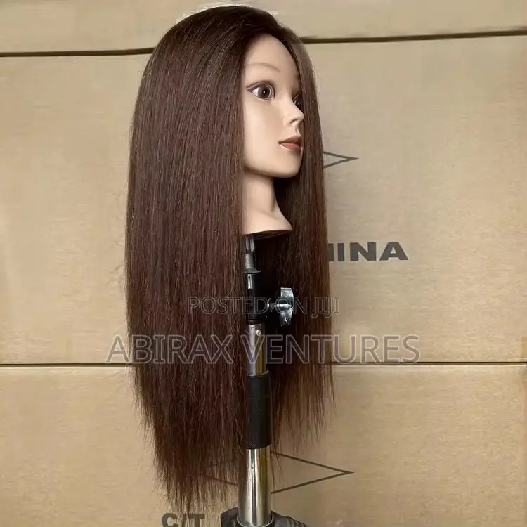 Mannequin Training Head With Blend Hair
