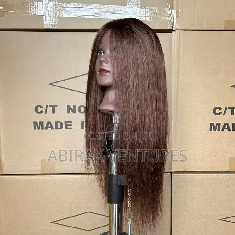 Mannequin Training Head With Blend Hair