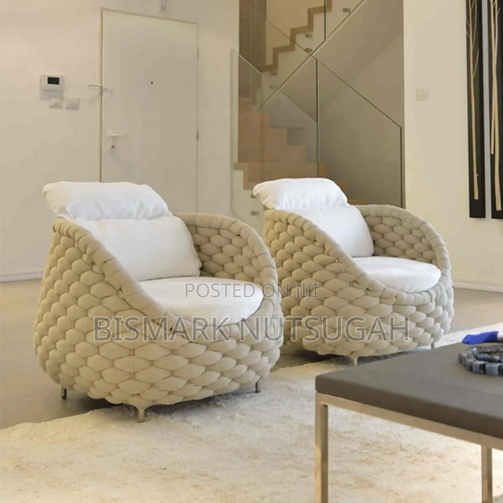 Outdoor Woven Sofa Set With Table