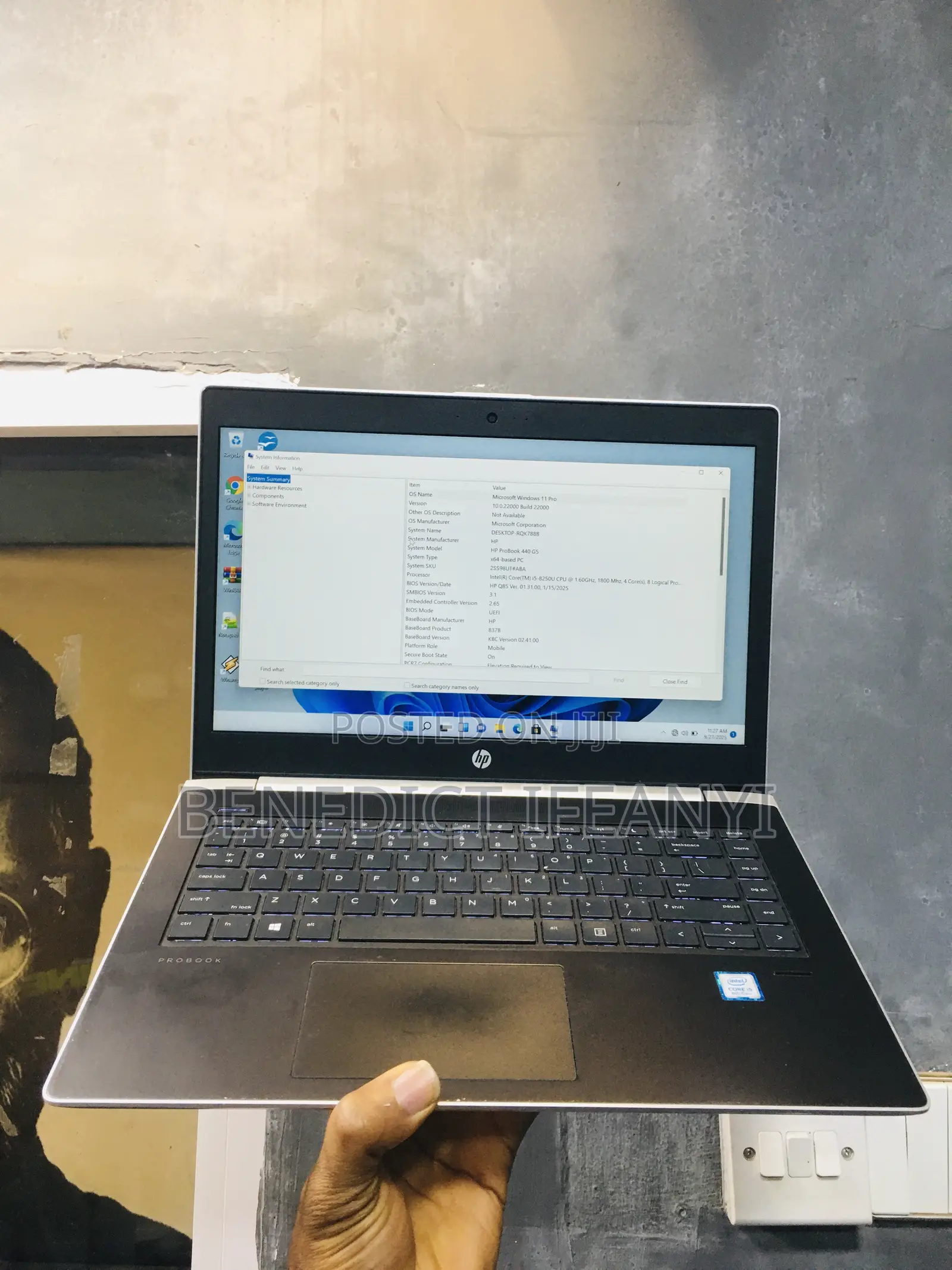 Laptop HP ProBook 440 G5 8GB Intel Core I5 HDD 500GB