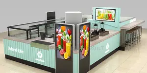 Digital Kiosk: Stage, Display Stand, Pos, Tent, Coffee, Snacks,