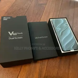 New LG V60 ThinQ 128 GB Black