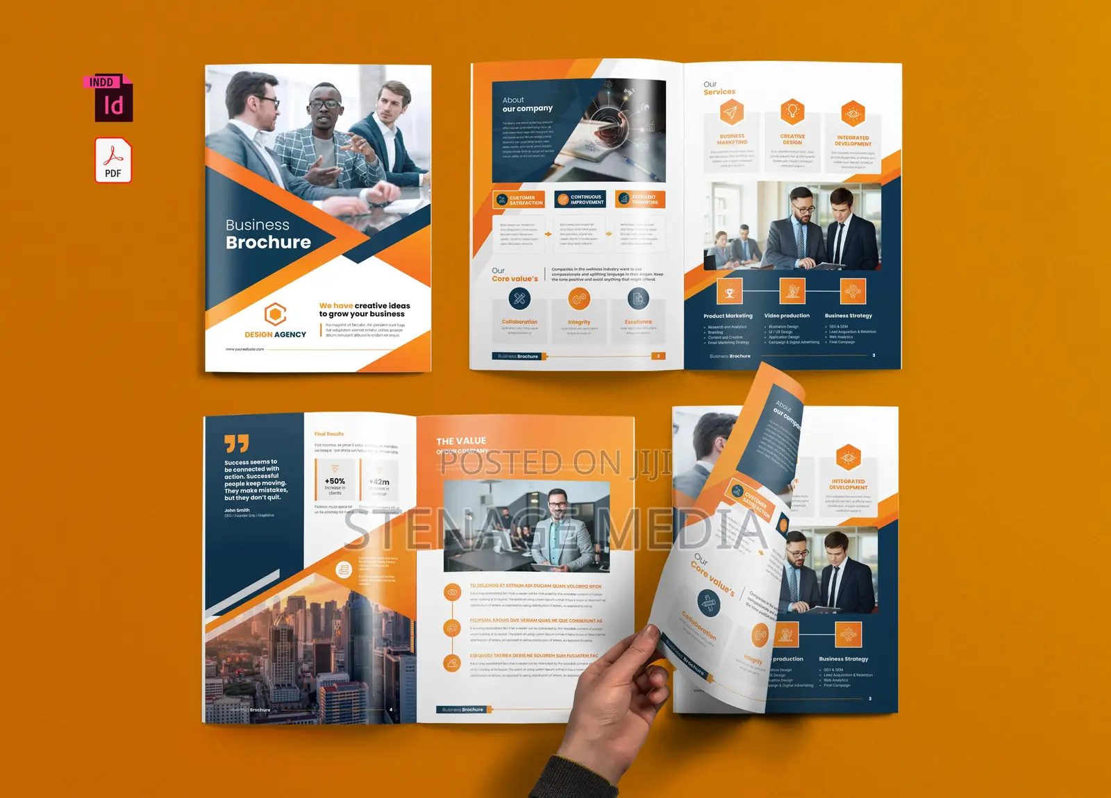 Company Profile Design – Pro Business Profile Corporate Brochure
