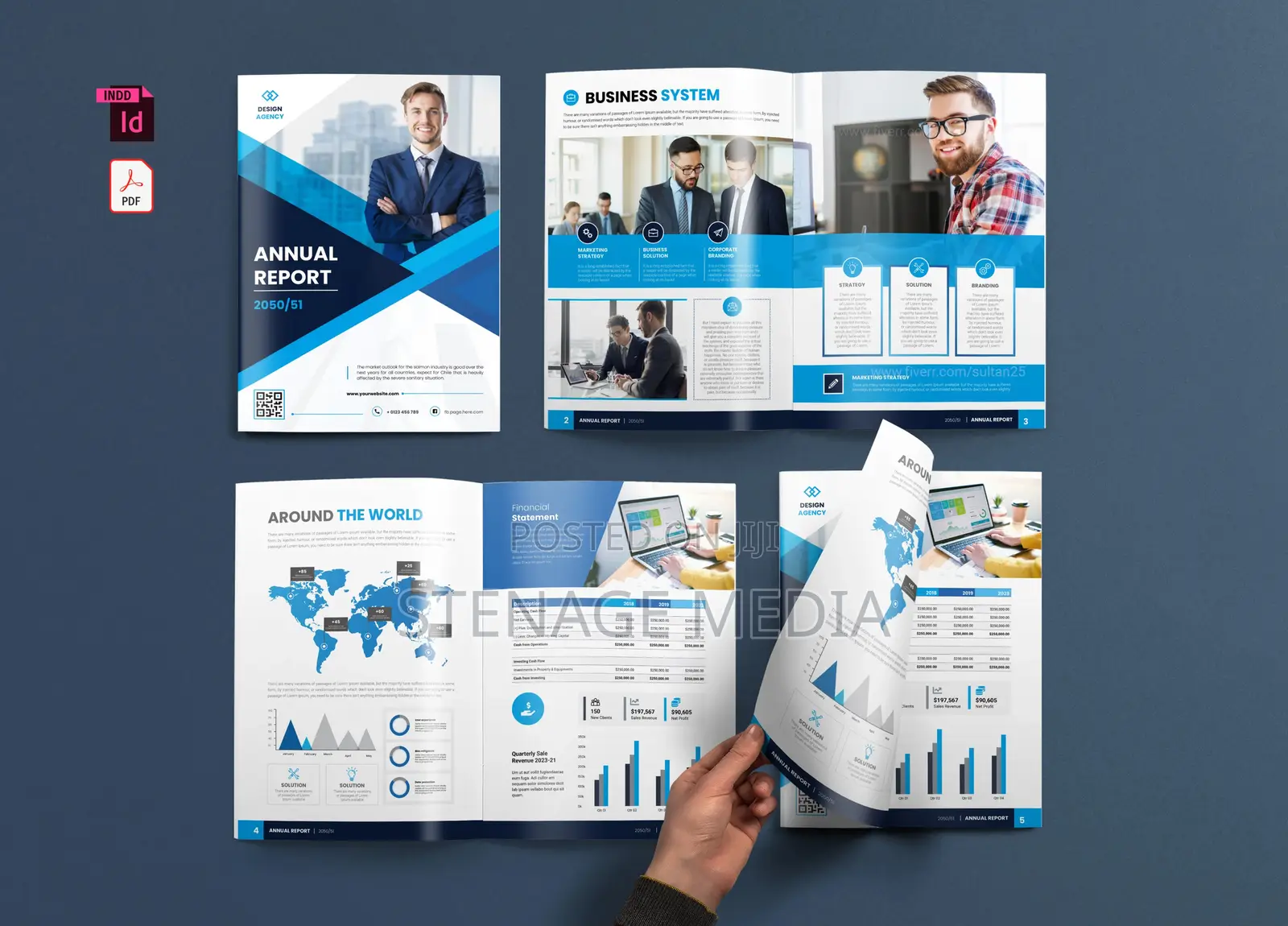 Company Profile Design – Pro Business Profile Corporate Brochure