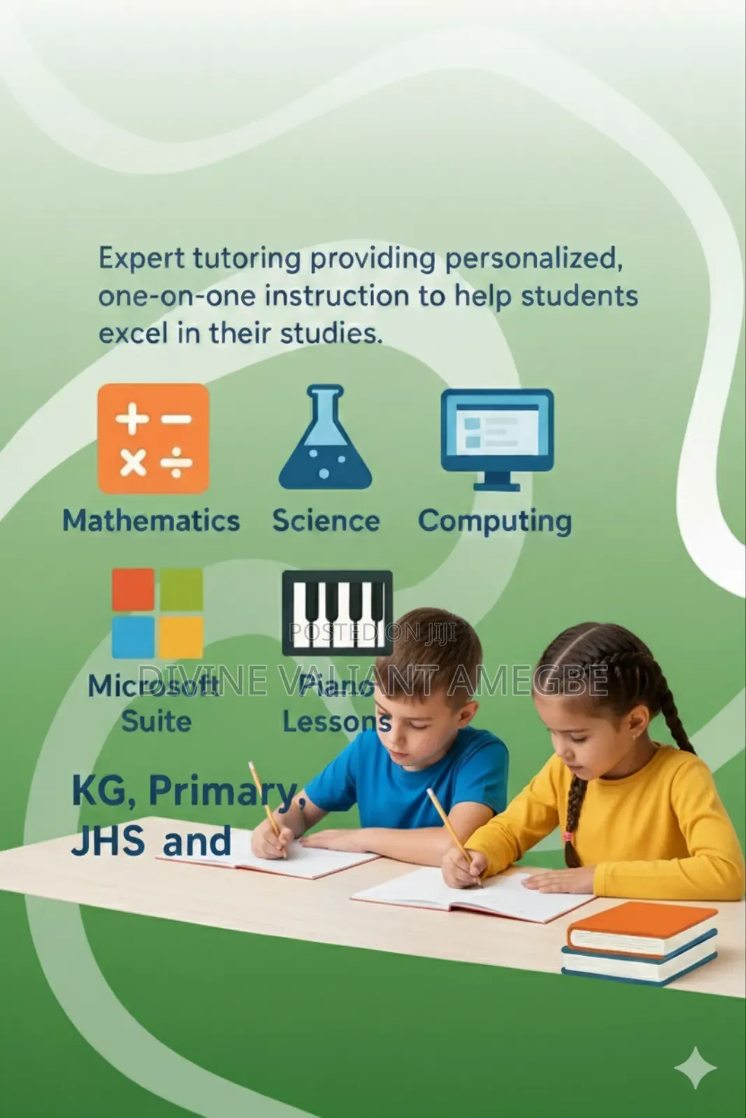 Math, Science, Music, Computer Lessons