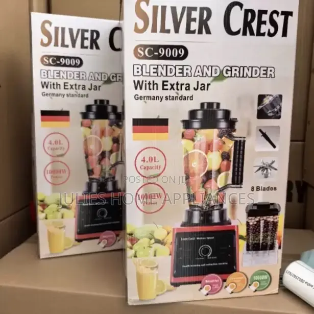 Quality Industrial Silver Crest Blender 4 Liters Large (10000watts)