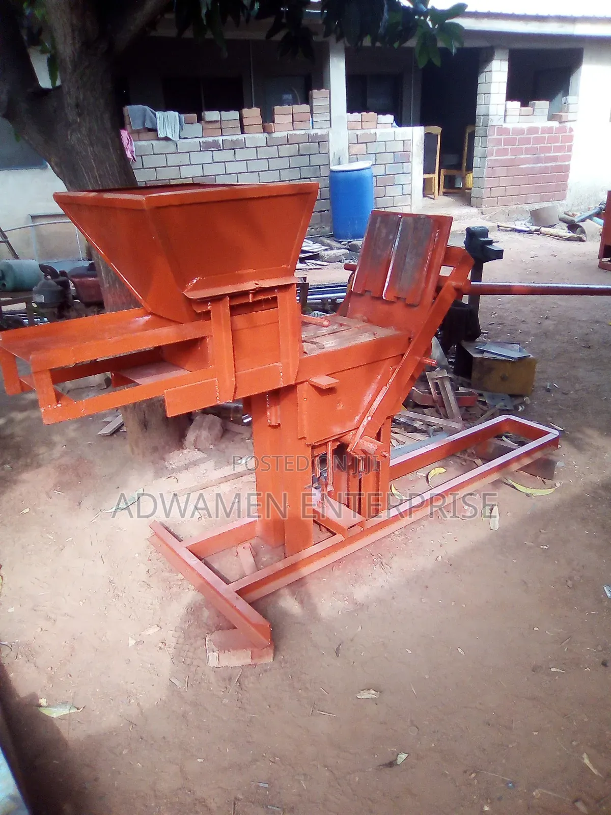 Manual Interlocking Block Machine