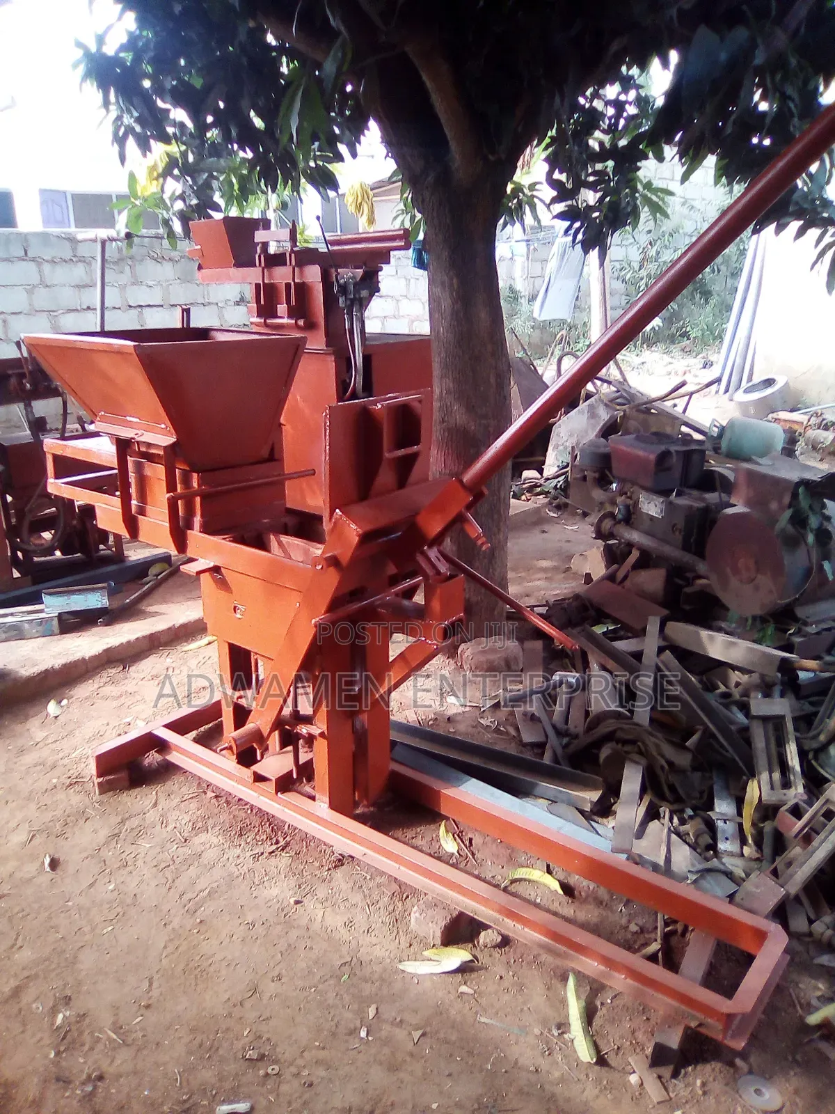 Manual Interlocking Block Machine