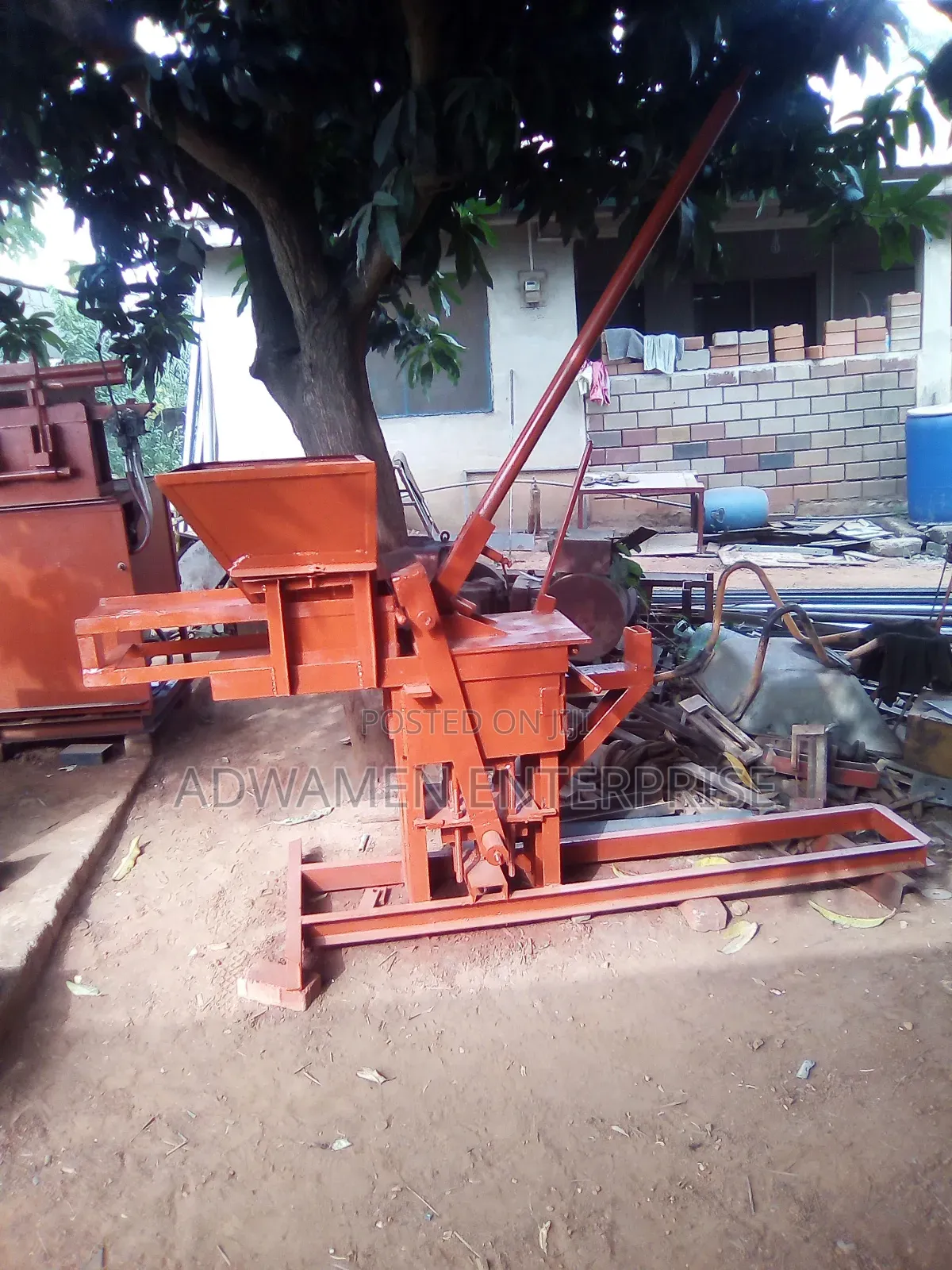 Manual Interlocking Block Machine