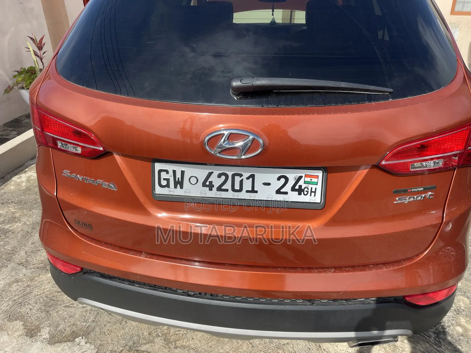 Hyundai Santa Fe SE FWD 2017 Orange