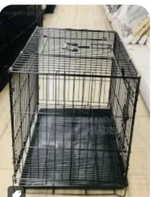 Large Metal Poodle Dog Cage