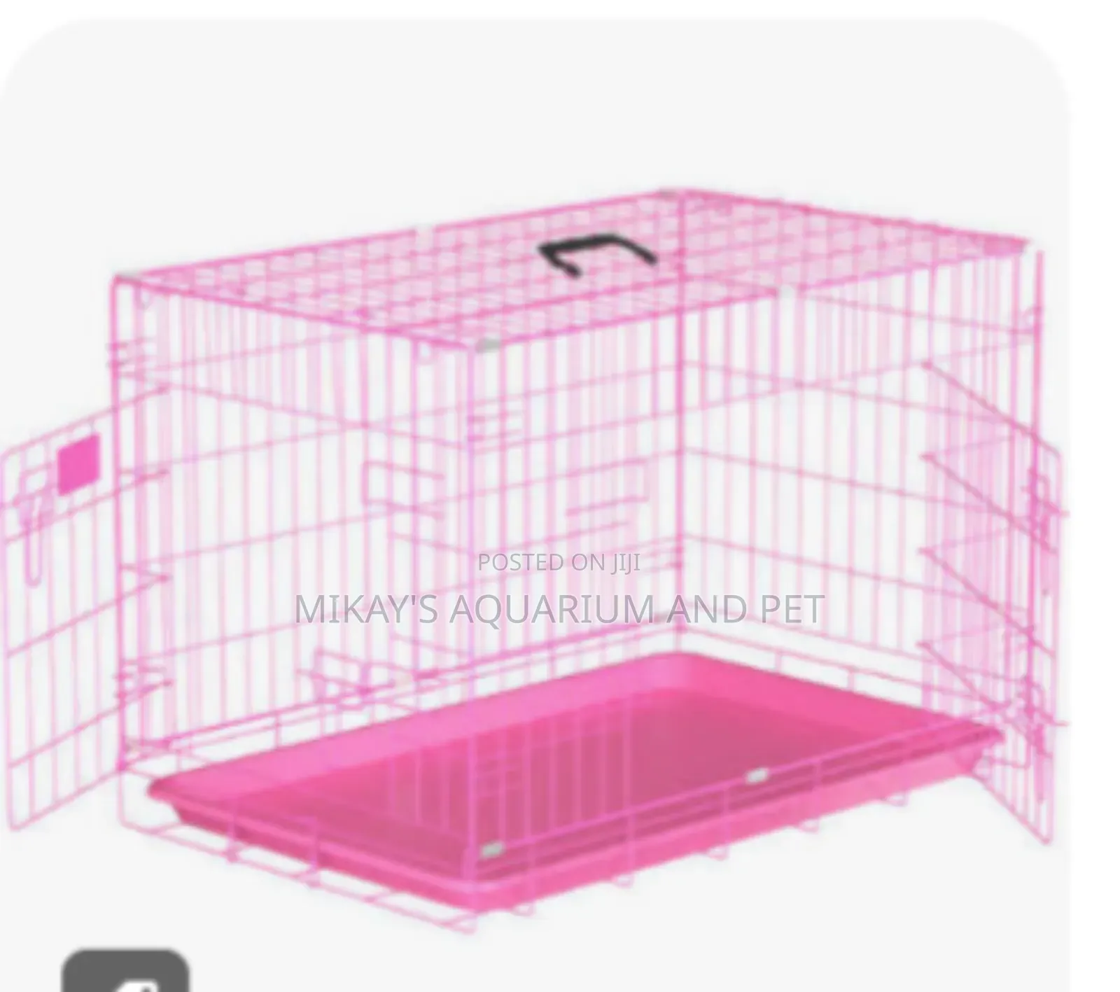 Large Metal Poodle Dog Cage