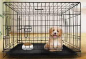 Large Metal Poodle Dog Cage