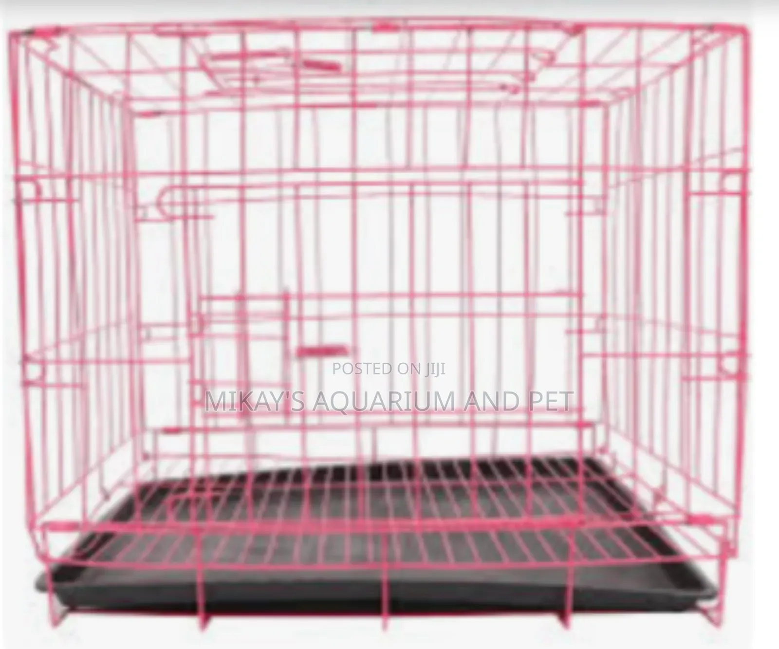 Large Metal Poodle Dog Cage