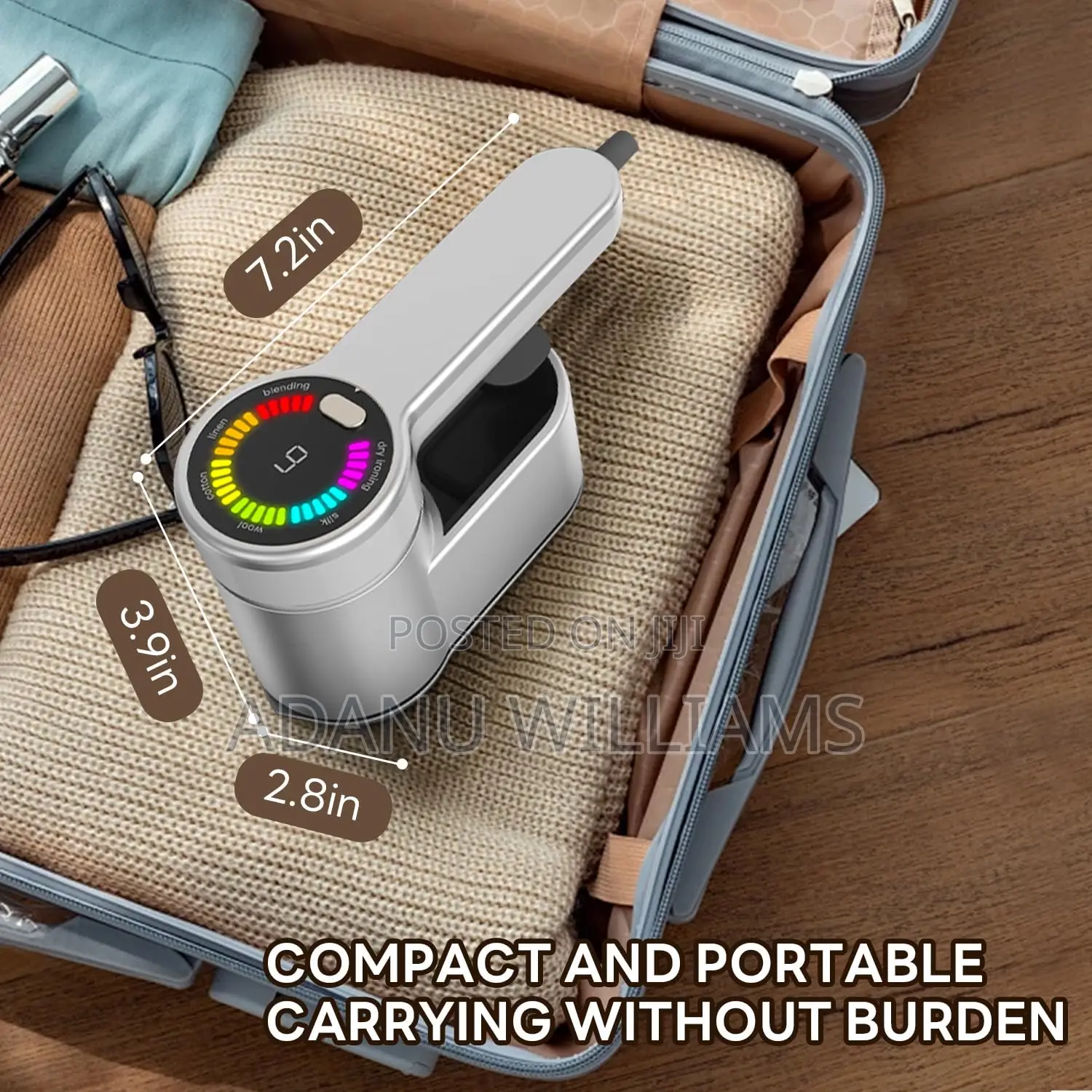 Potable Handheld Garment Stream Ironing Machine ( Wrinkle Removal )