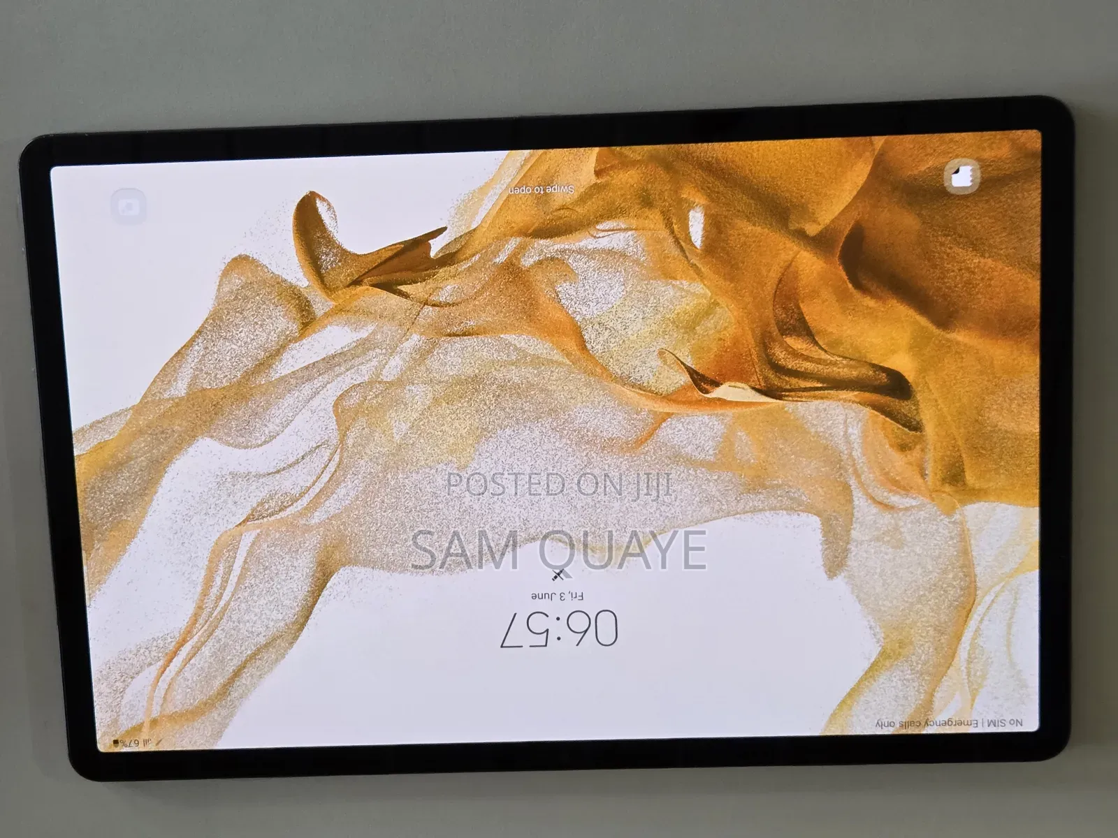 New Samsung Galaxy Tab S8+ 128 GB Black