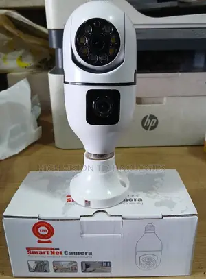 Double Lens Bulb Camera