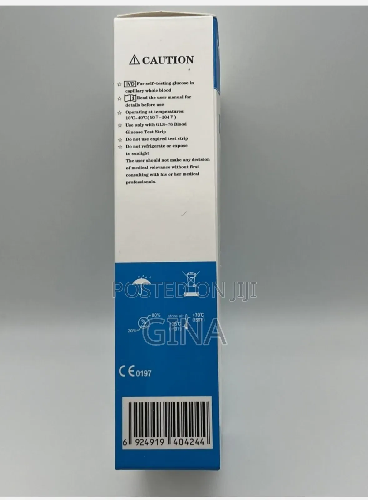 Yasee Blood Glucose Test Strips With Machine And Lancet.