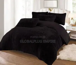 Fluffy 6pcs Duvet Set Comfort Style in One