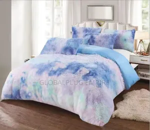 Fluffy 6pcs Duvet Set Comfort Style in One