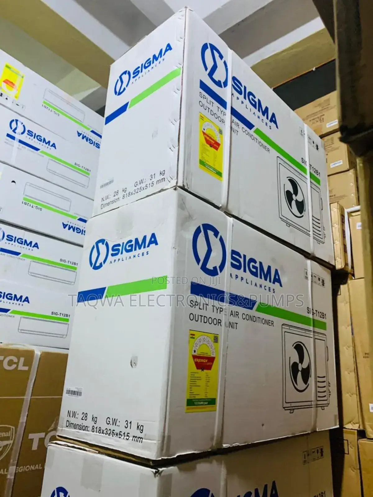R410a Gas Sigma Air Conditioner 1.5hp