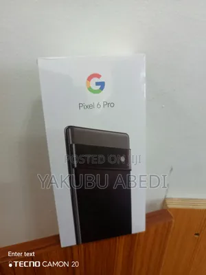 New Google Pixel 6 Pro 256 GB Black