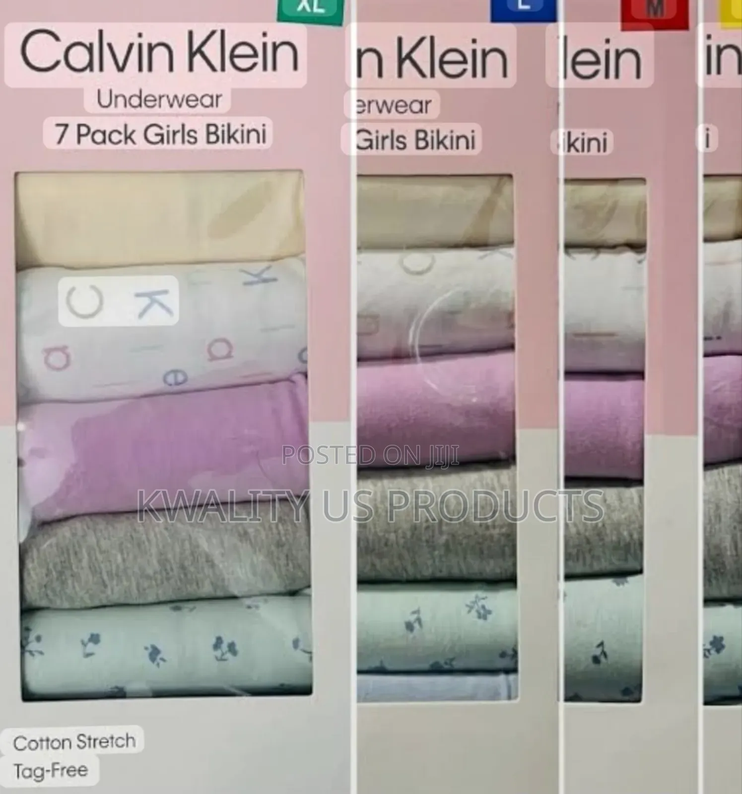 Calvin Klein Girls Cotton Panties - 7 Pack