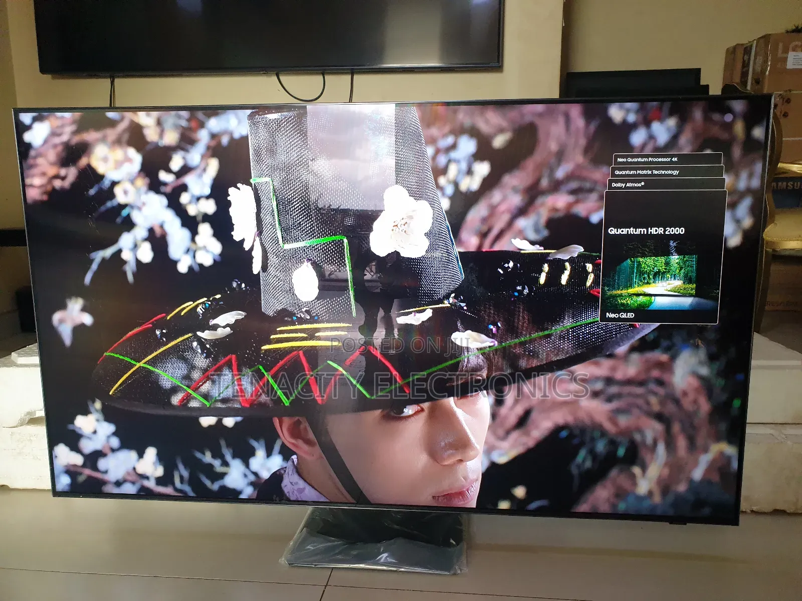 Neo Qled 55"Samsung Uhd HDR Edgeless Smart Satellite Tv