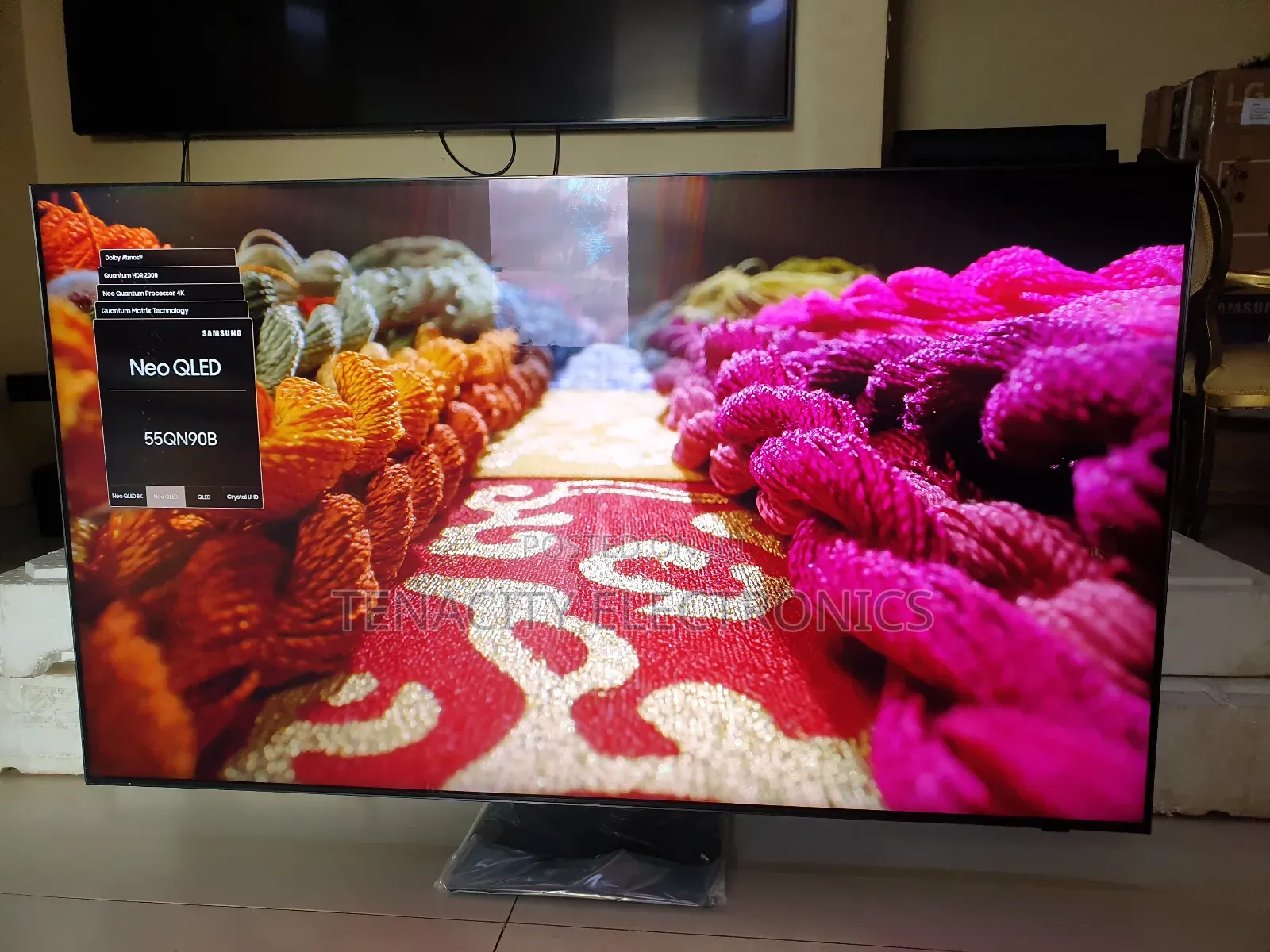 Neo Qled 55"Samsung Uhd HDR Edgeless Smart Satellite Tv