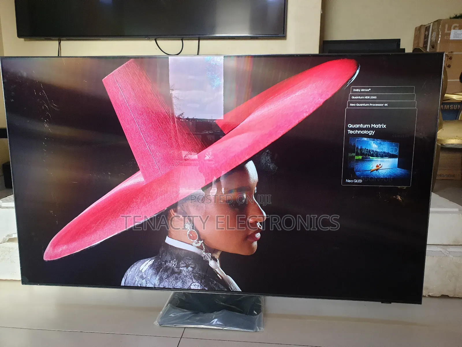 Neo Qled 55"Samsung Uhd HDR Edgeless Smart Satellite Tv