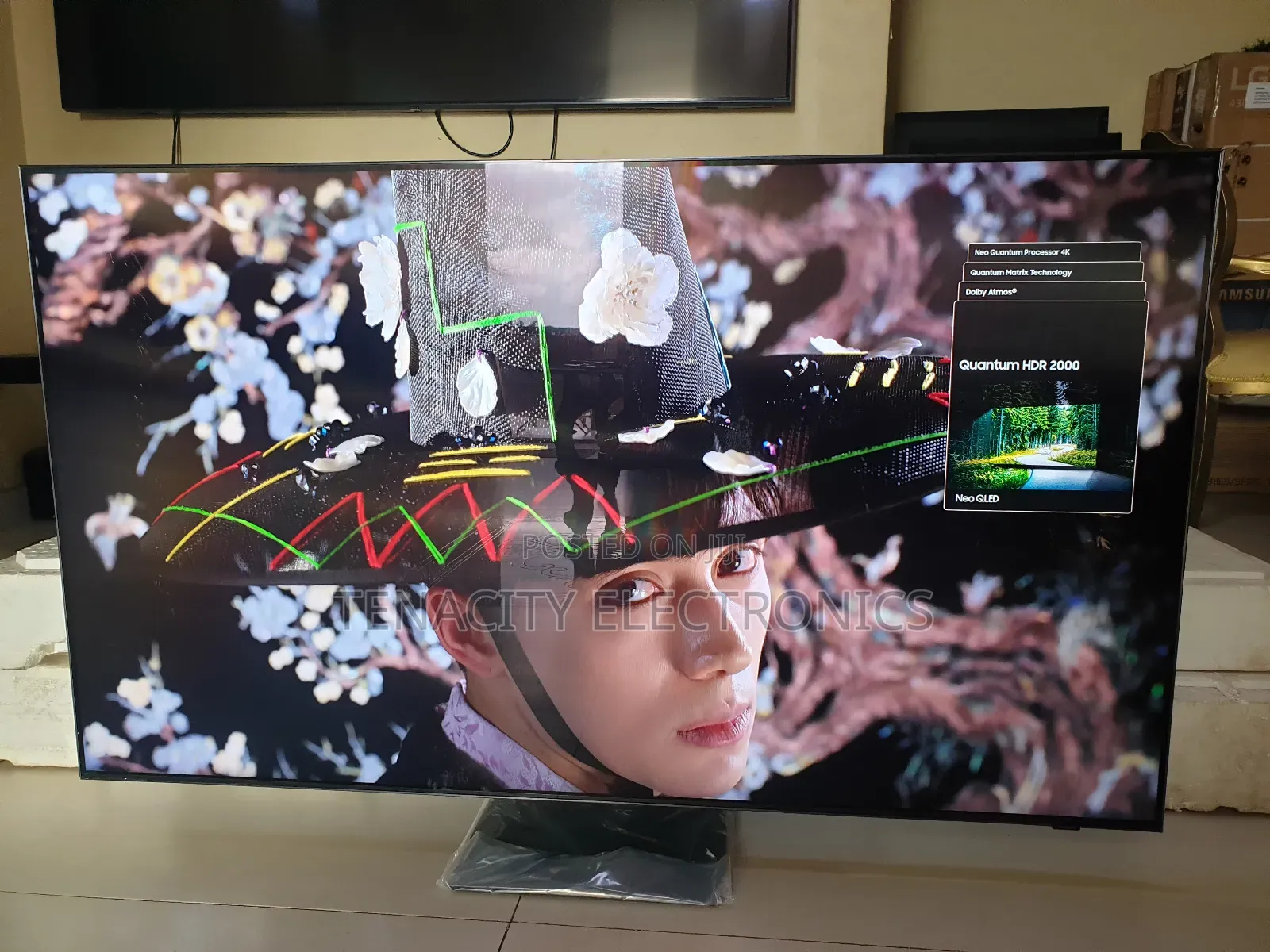 Neo Qled 55"Samsung Uhd HDR Edgeless Smart Satellite Tv