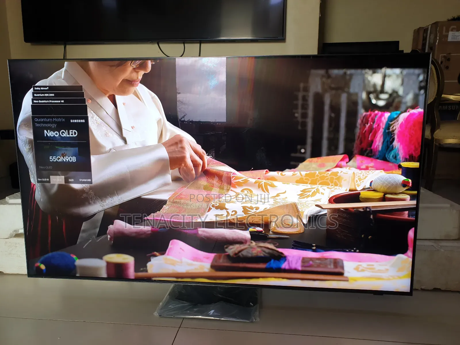 Neo Qled 55"Samsung Uhd HDR Edgeless Smart Satellite Tv