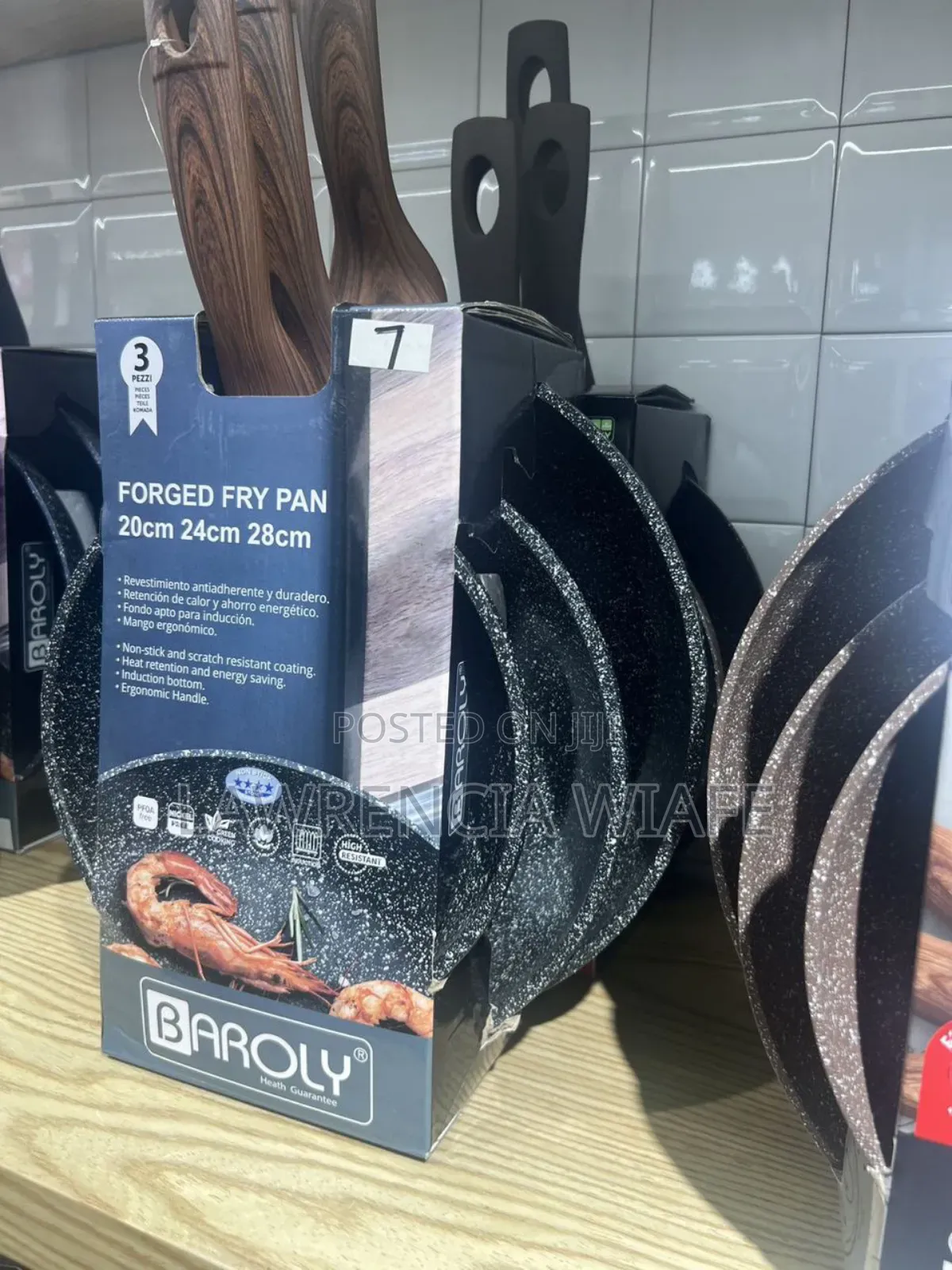 3pcs Baroly Diecast Frypan