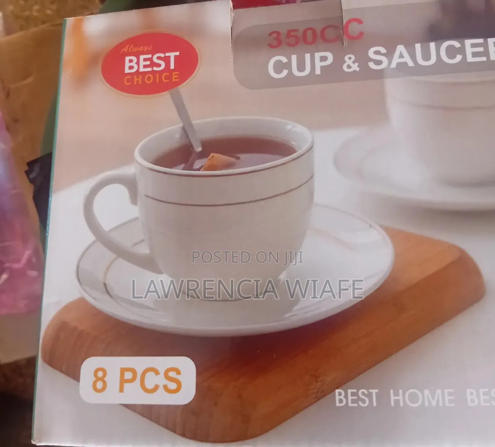 8pcs Mug and Saucer